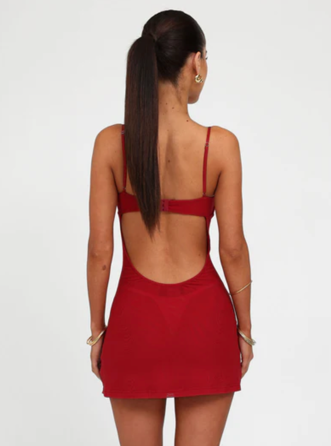 Vacation Style Shiny Bodycon Dress