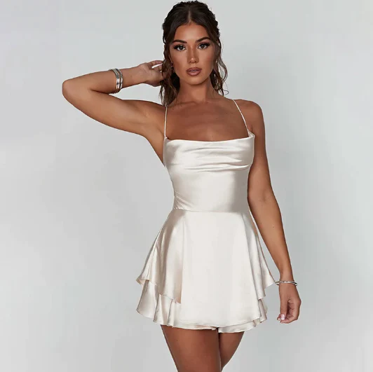 Lorena Timeless Satin Dress Premium Wardrobe Essential