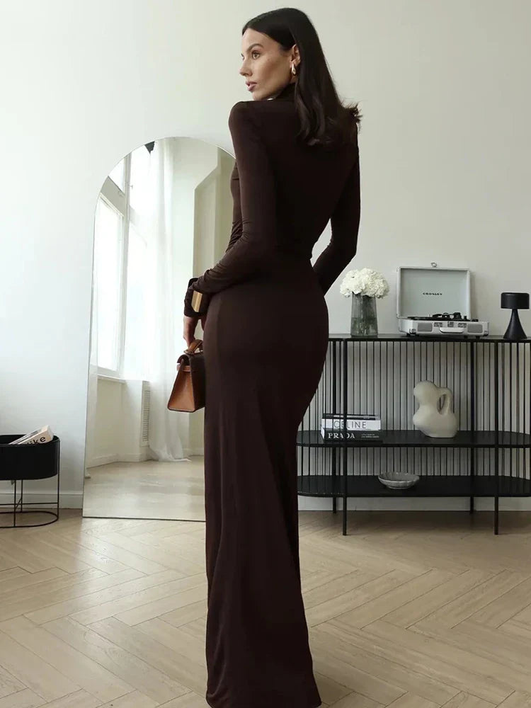 Zara Long Sleeve Bodycon Club Dress