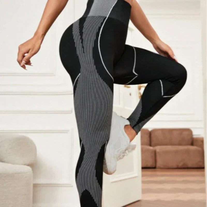Seamless Booty High Waist Slim Fitness Workout Legging Black / S