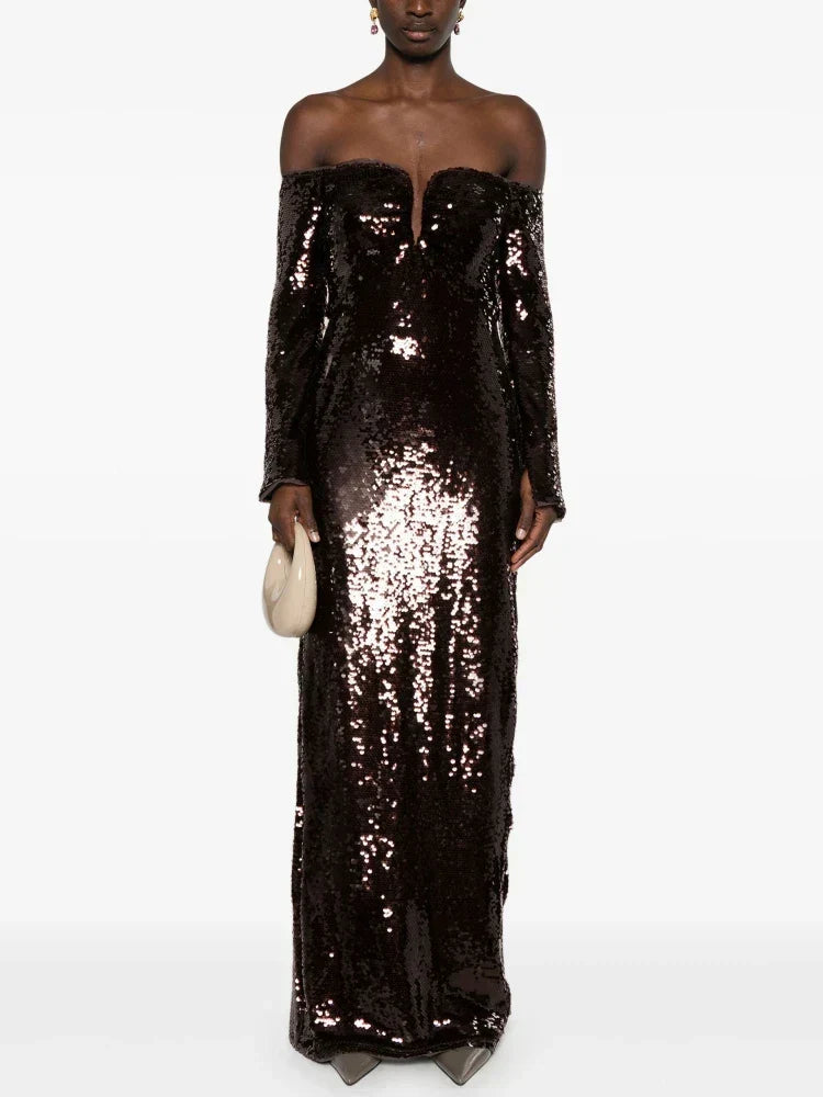 Winter Mesh Patchwork Party Dress