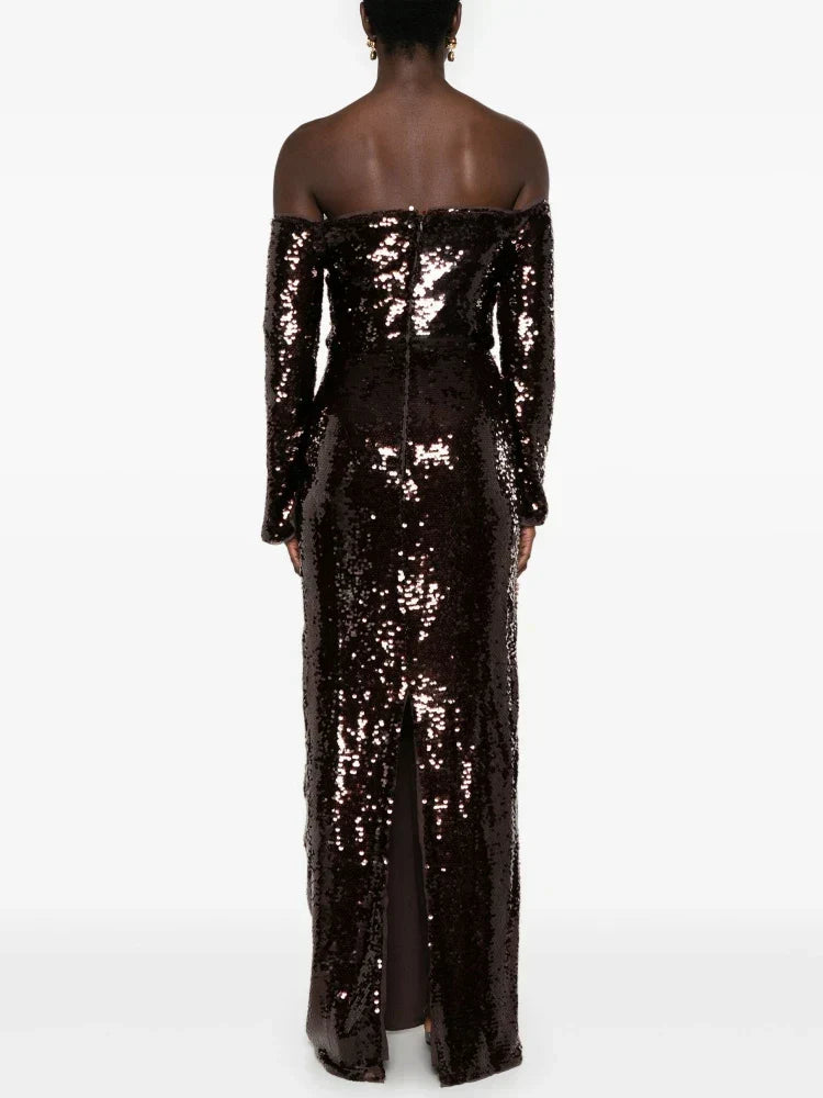 Winter Mesh Patchwork Party Dress