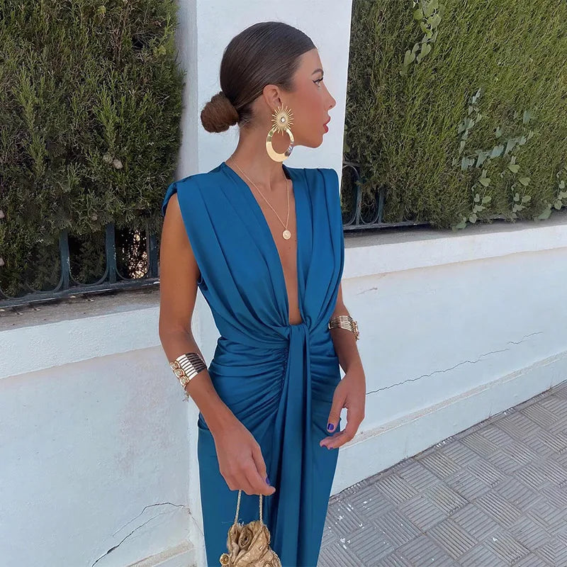 Nilda Classic and Stylish Summer Dress for Women Holiday Party Outfit
