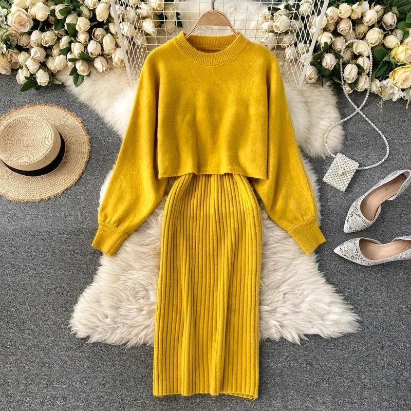Sofia Knitted Dress And Modern Dress with Premium Casual Styling
