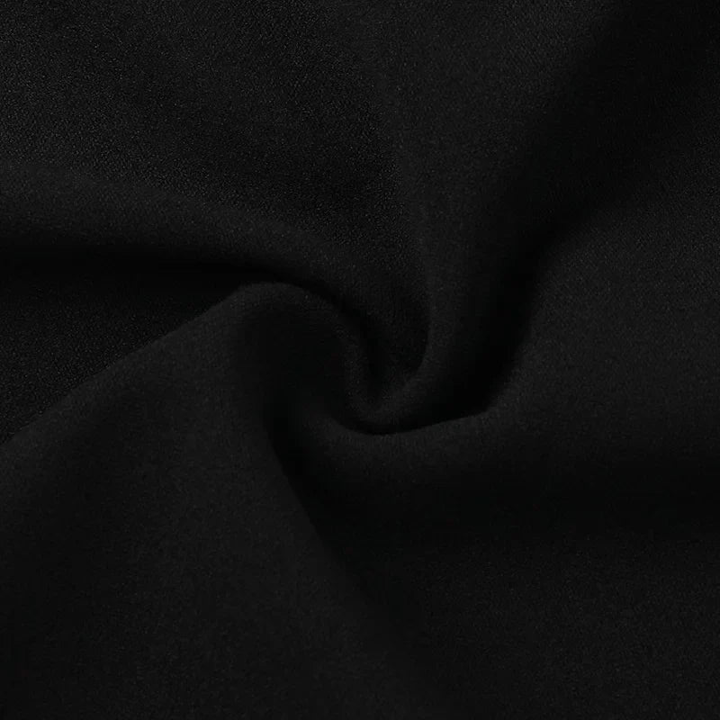 Sexy Low Cut Long Sleeve Pleated Mini Dress Women Elegant Wrap Waist Slim Party Vestido Spring Fall Harajuku Y2K Clothes