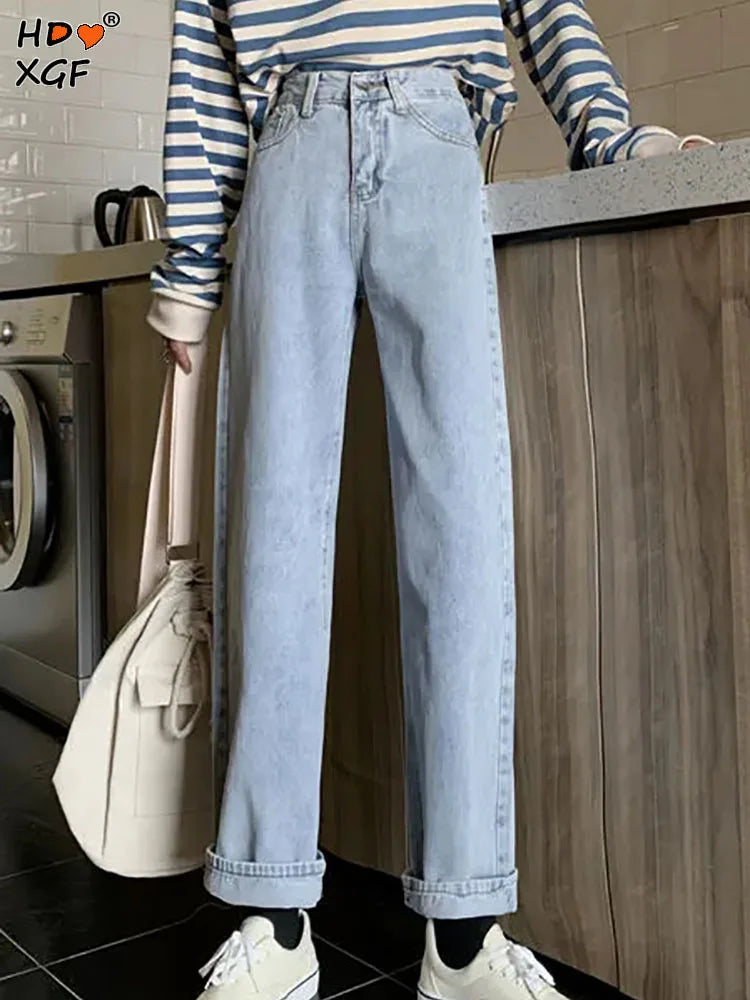 Classic Women Pants with AllMatch Button Pocket Design