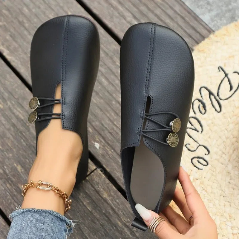 Soft Comfortable NonSlip Walking Light Fashion Leather Spring Flats Loafers