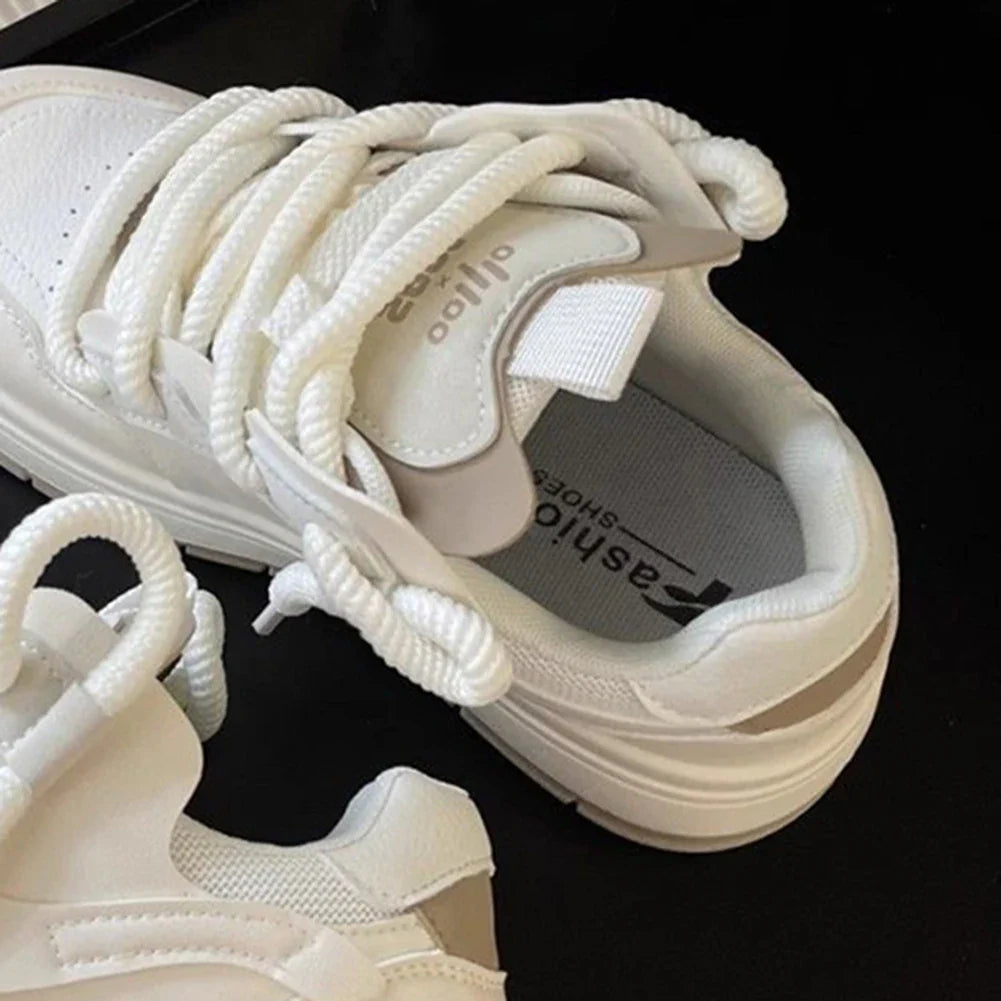 Star Walking Sneakers Y2K Platform Shoes Thick Sole Casual Sport Shoes NonSlip Aesthetic Tennis Shoes for Outdoor Sports