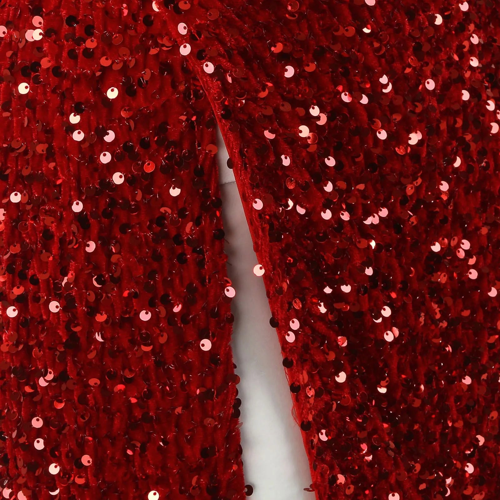Summer Sequin Sexy High Slit Elegant Party Dress