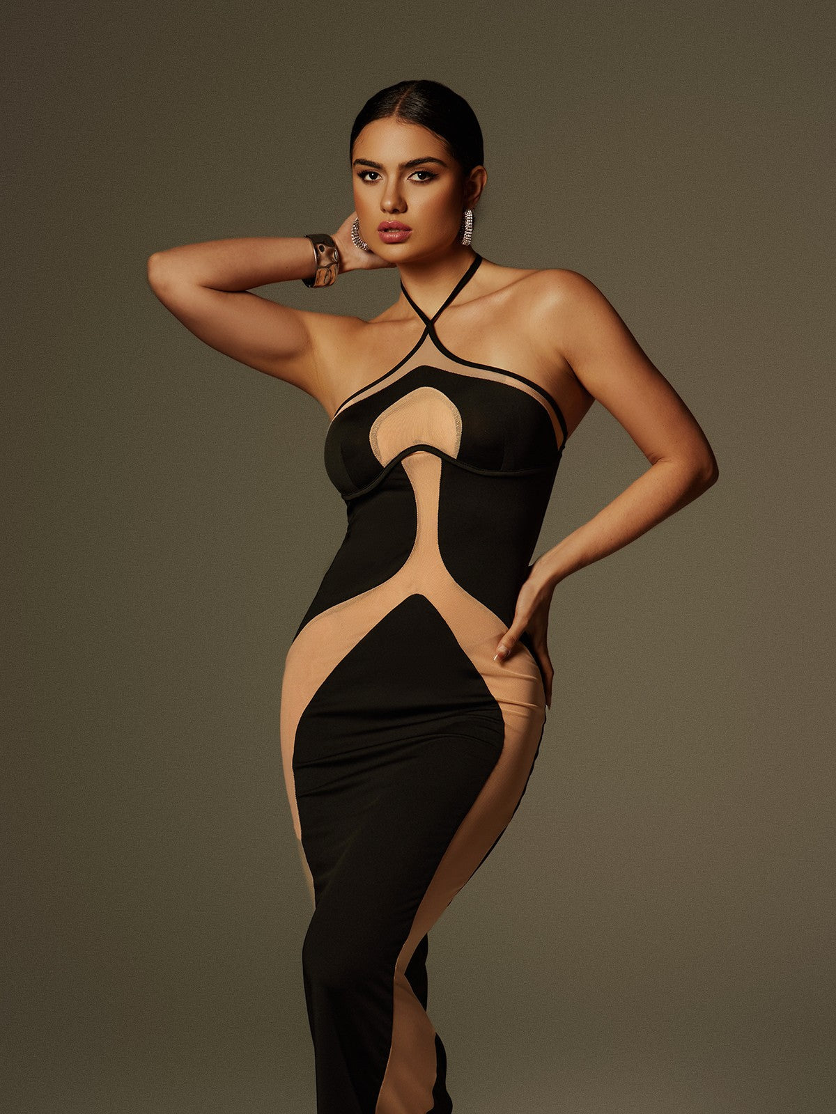 Halterneck Maxi Dress