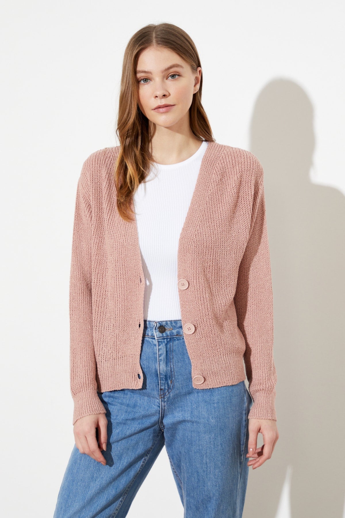 Trendyol Button Detail Cardigan