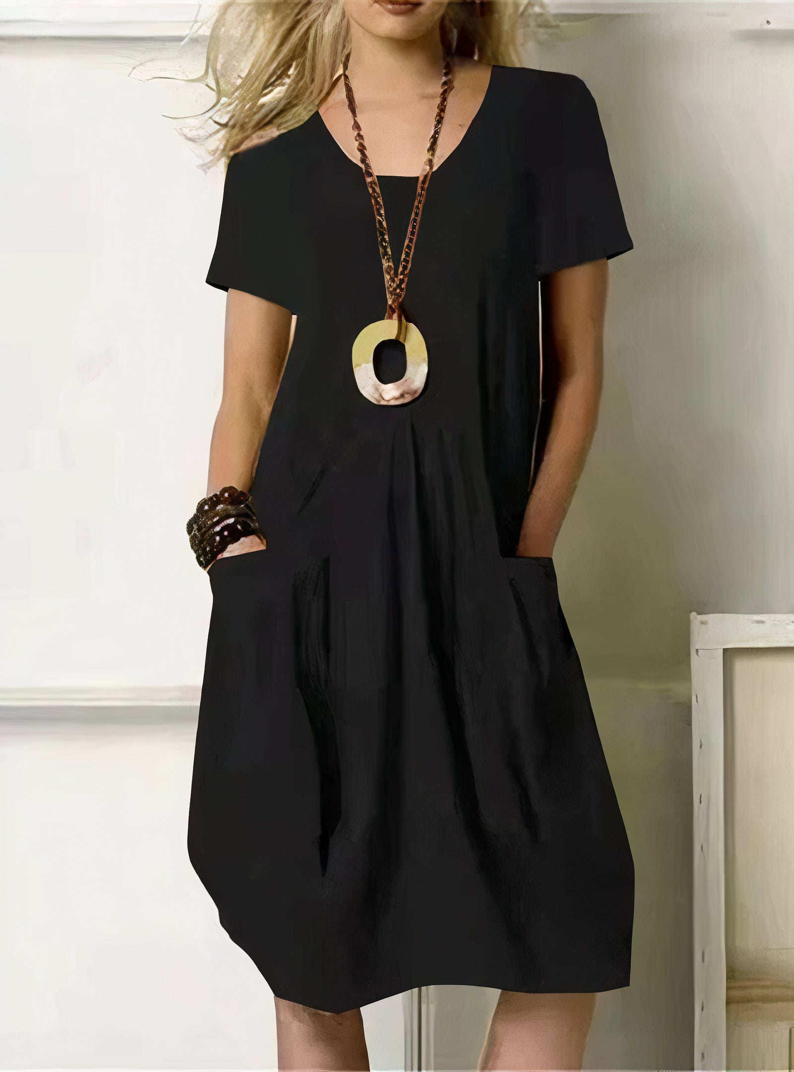 Estela Timeless Knee Length Dress Designer Edit