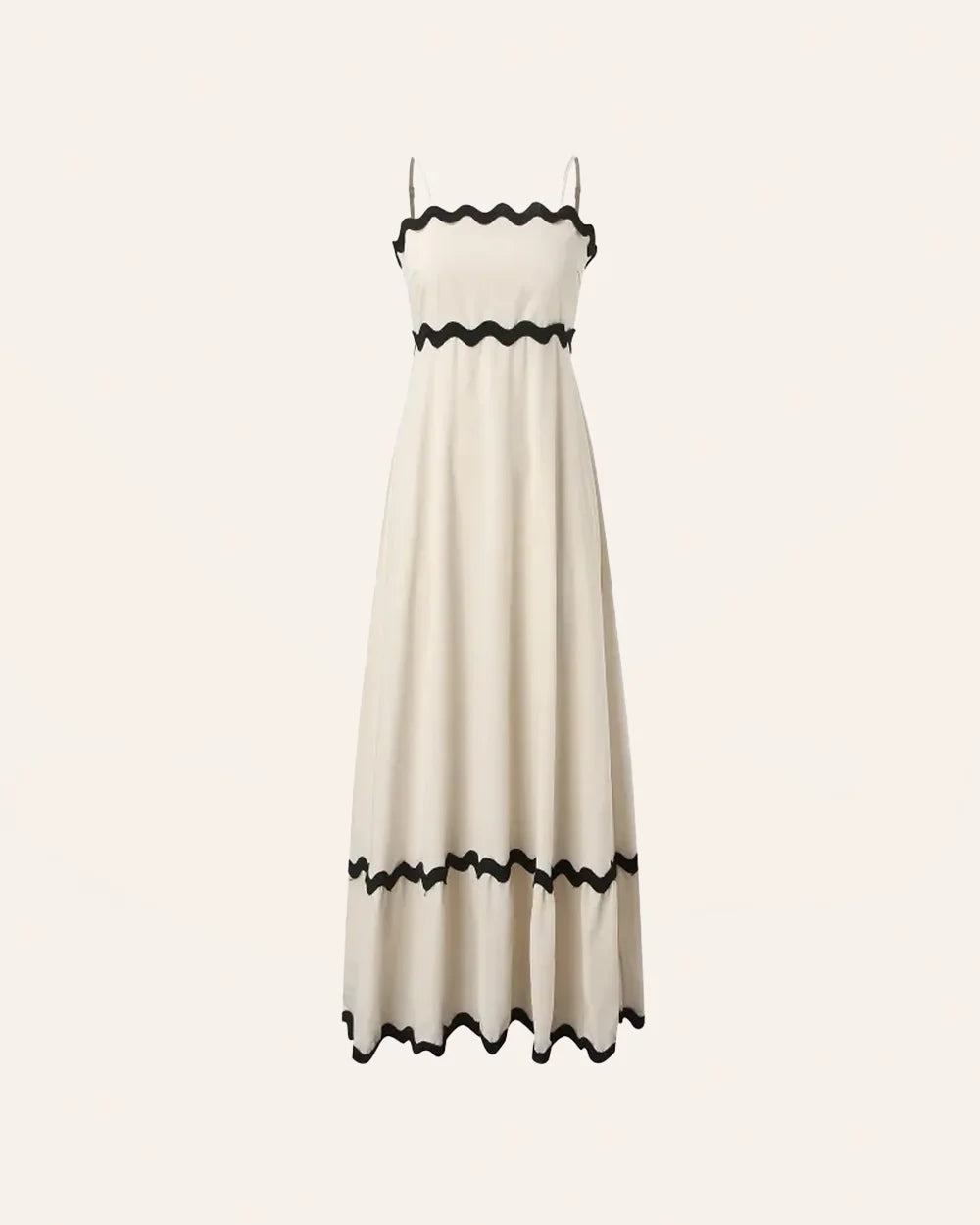Nora Luxe Contrast Long Capri Dress Evening Wear Edit