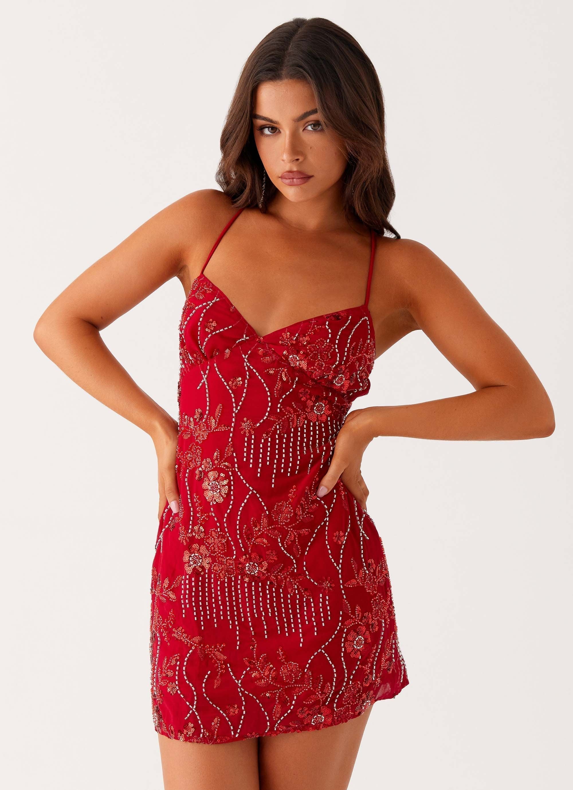 Astrella Sequin Mini Dress