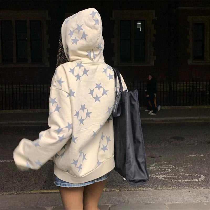 Vintage Star Graphic Hoodies