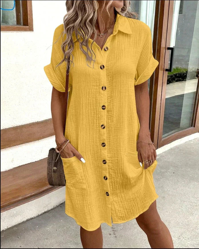 Rowan Timeless Oversized Polo Dress Elevated Occasion Wear