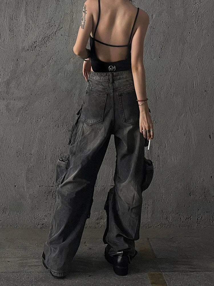 Multipocket Highstreet Cargo Pants Women Y2K Pants
