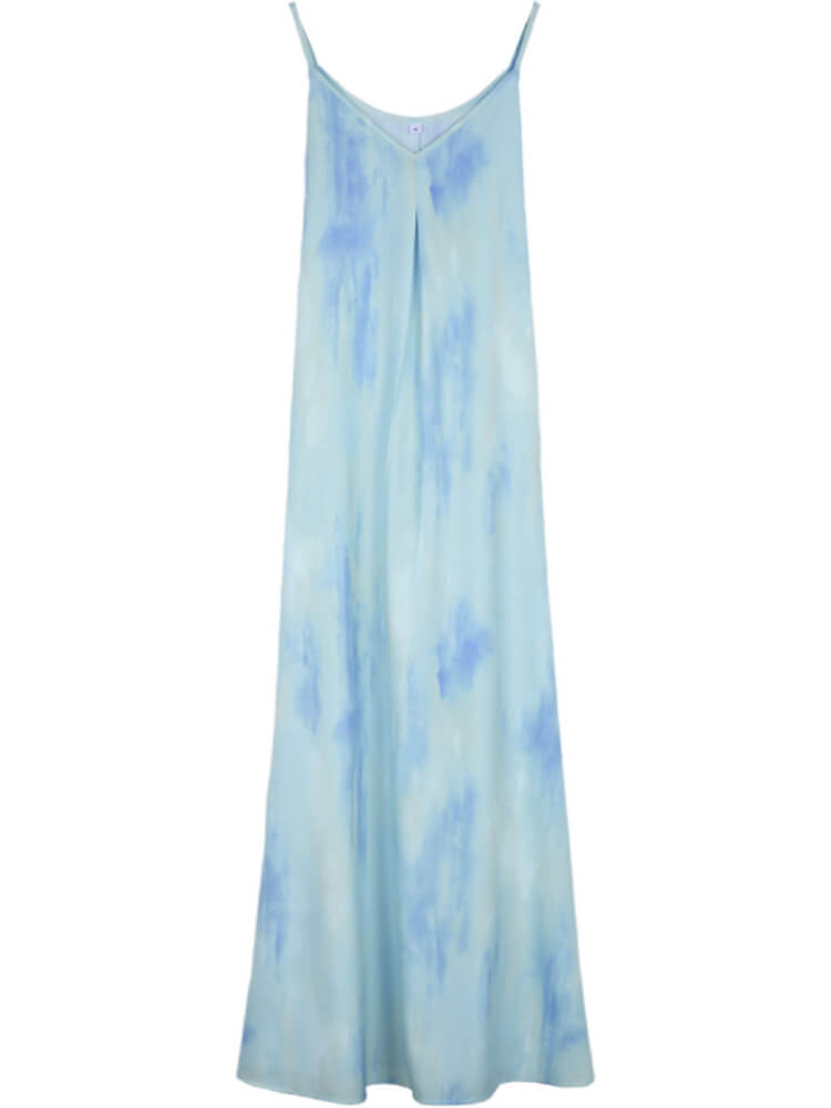 Watercolor Floral Bouquet Maxi Dress