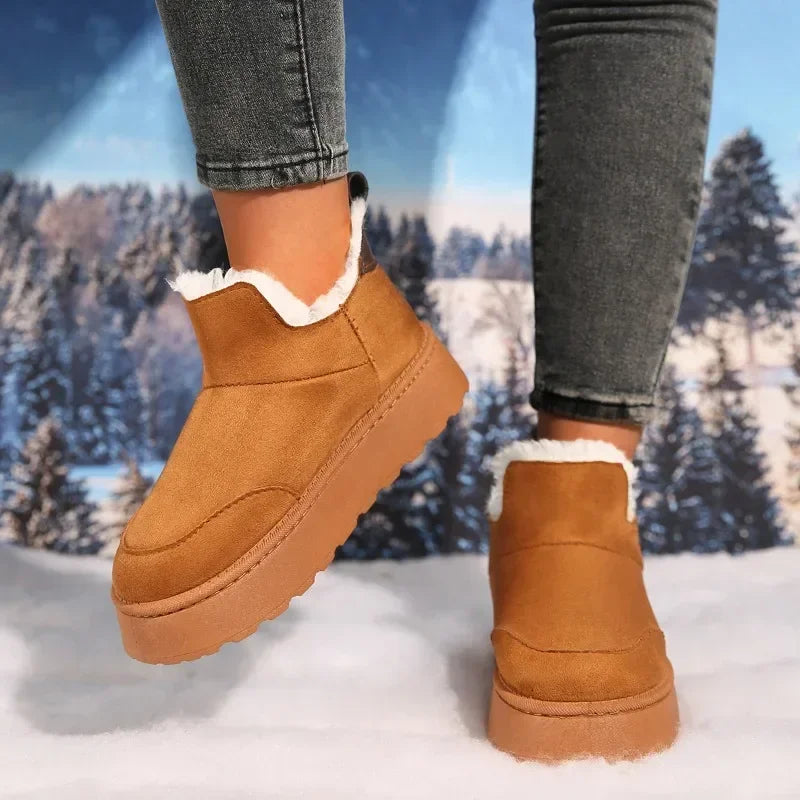 Lowtop Warm Fur Super Mini Nonslip Short Outdoor Snow Boot