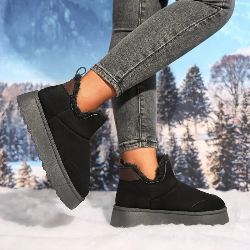 Lowtop Warm Fur Super Mini Nonslip Short Outdoor Snow Boot