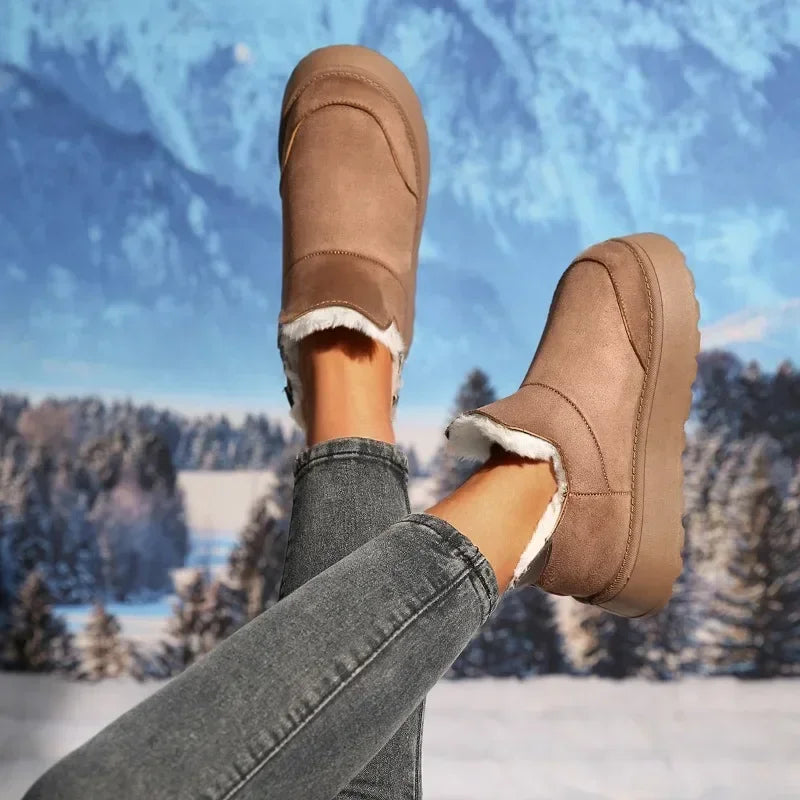 Lowtop Warm Fur Super Mini Nonslip Short Outdoor Snow Boot