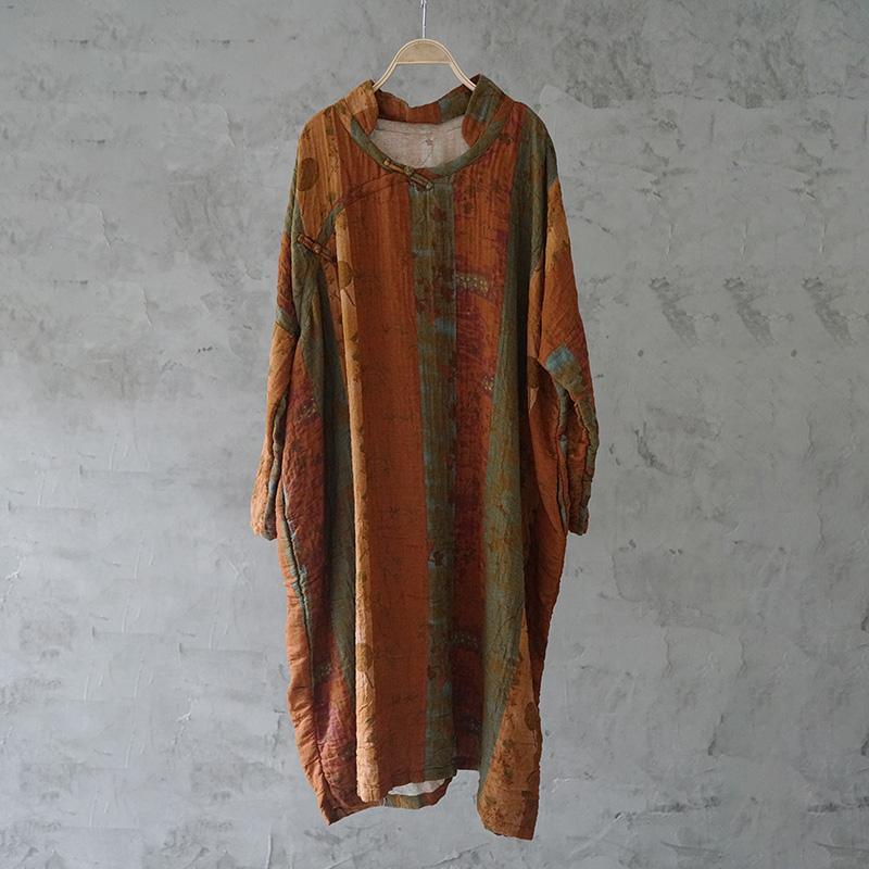 Retro Casual 100% Cotton Dress DIY Clothing