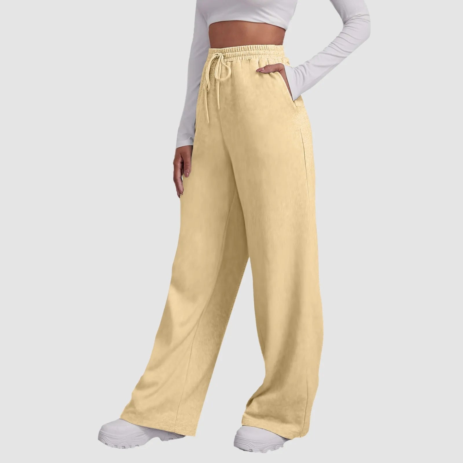 Chic Women's WideLeg Streetwear Joggers Sweatpants