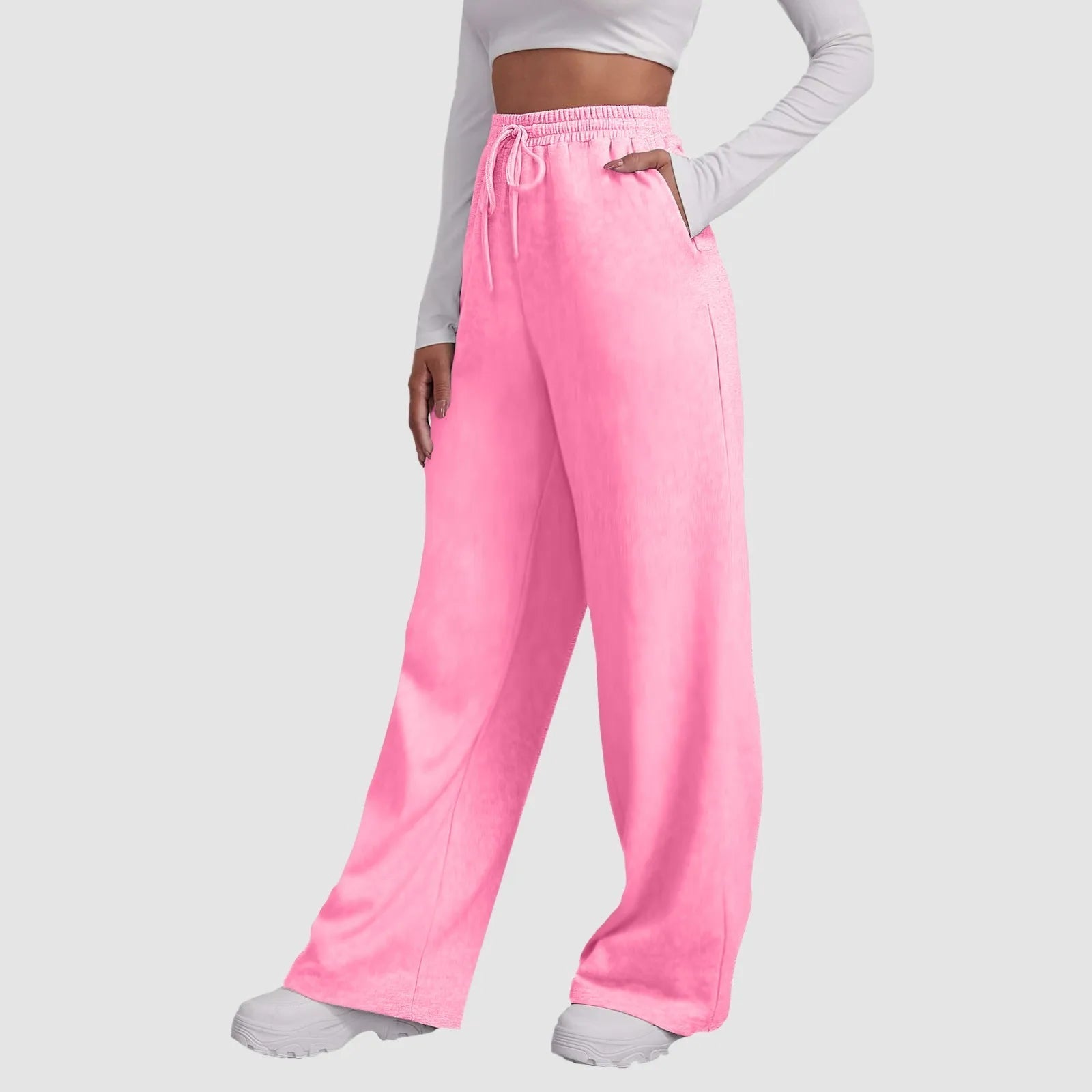 Chic Women's WideLeg Streetwear Joggers Sweatpants
