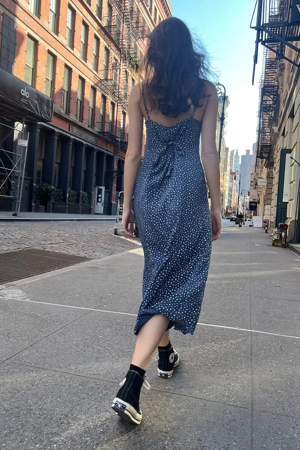 Women Floral Print Summer Ladies Slim Aline Long Female Cute Slim Midi Dresses