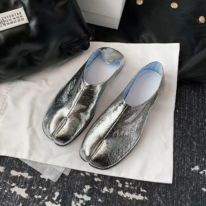 Tabi SoftSoled Casual Leather Spring Summer Fashion Comfort Pumps Loafers