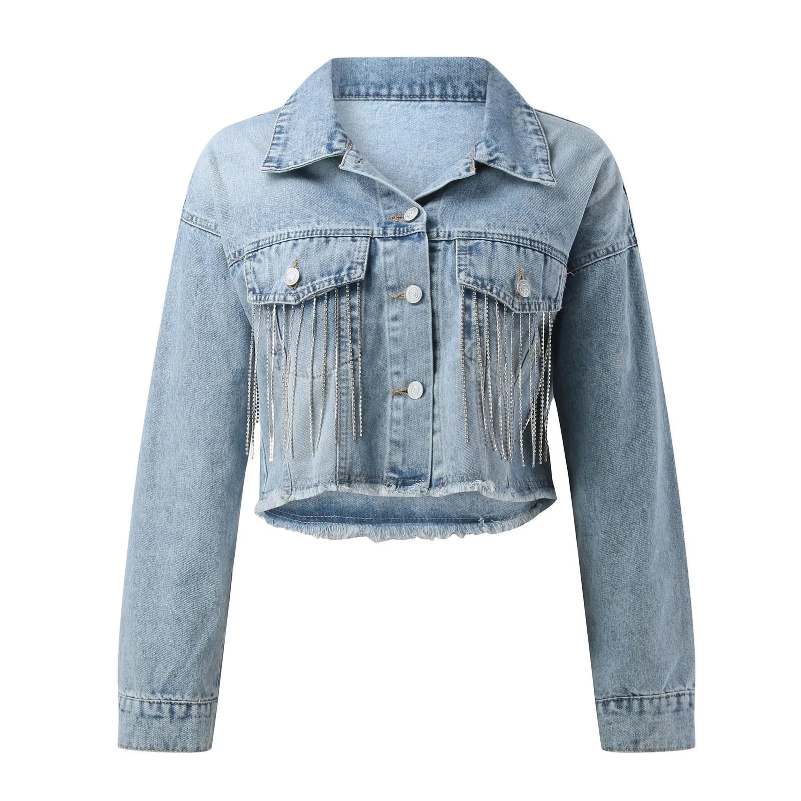 Vintage Cowboy TurnDown Collar Single Breasted Leather Jacket
