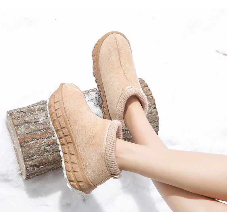 Knitted ColdProof Warm NonSlip ThickSoled Snow Boot