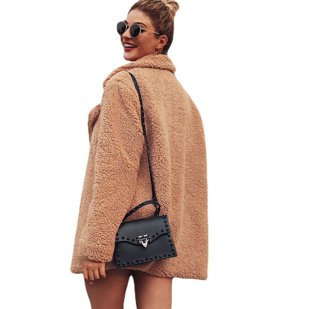 Soft Fur Fashion Plush Coat