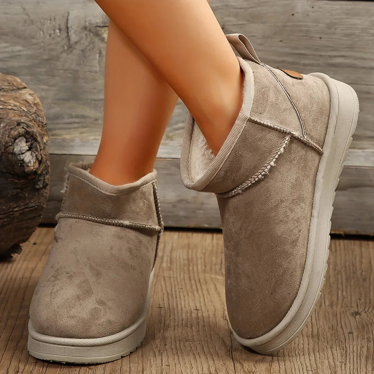Nonslip Wearresistant Thickened Comfortable Medium Tube Snow Boot