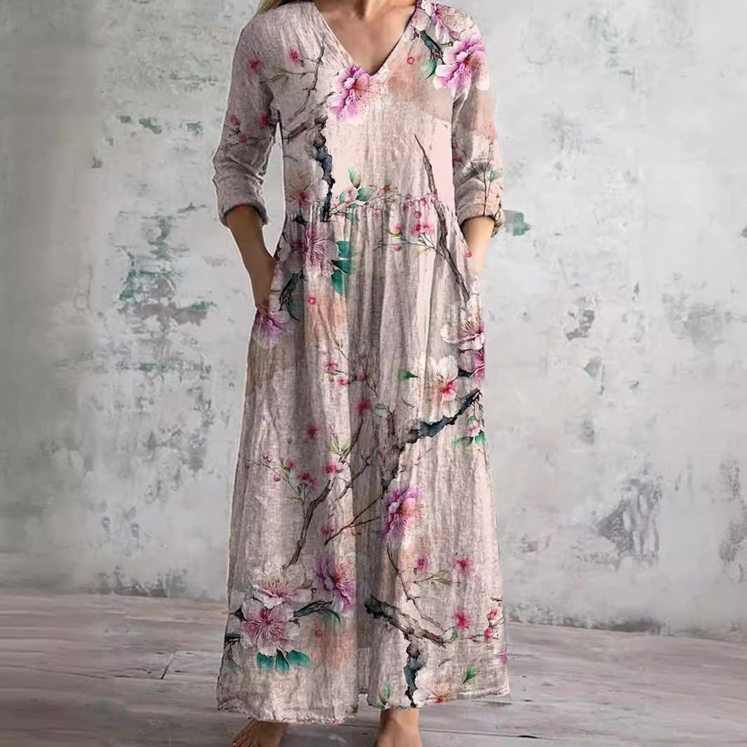 Maria Elegant Floral Womens Dress with Modern Everyday Styling