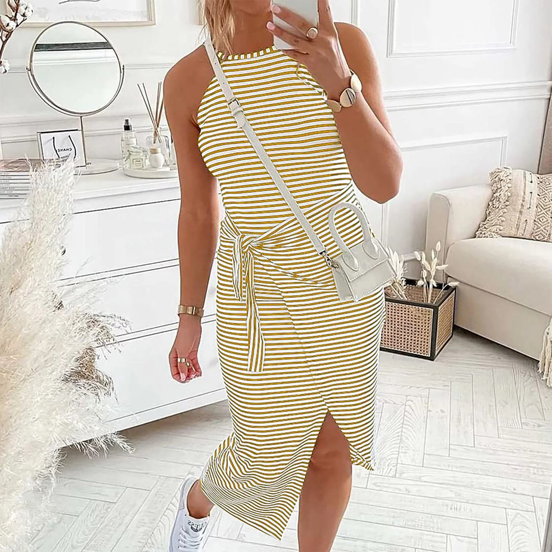 Ozlem Stylish Midi Dress for Women Effortless Chic Look