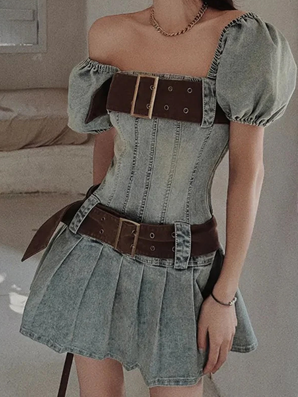 VILAGE Denim Dress