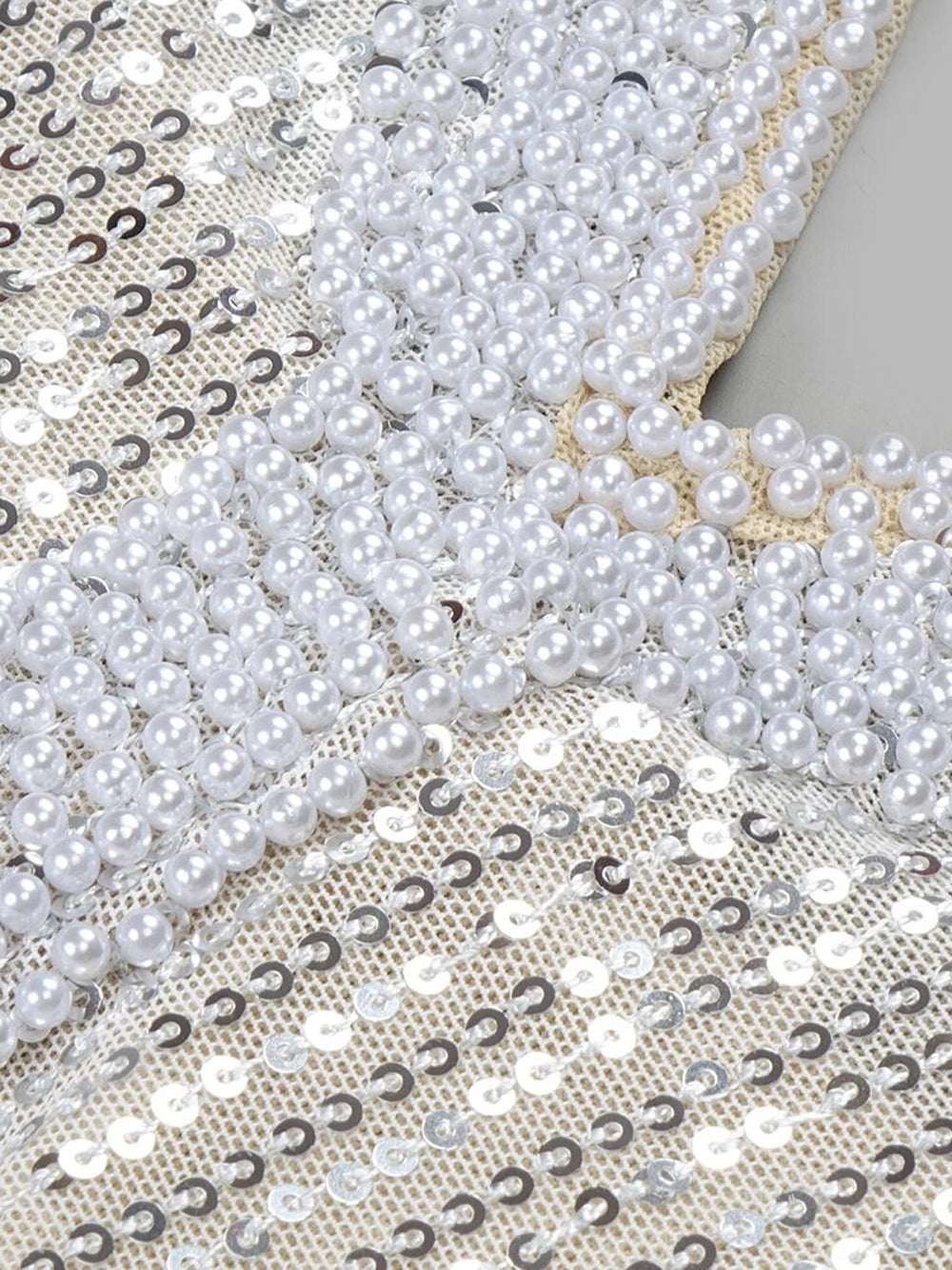 White Spaghetti Strap V-Neck Rhinestone Feather Trim Bodycon Mini Dress 3