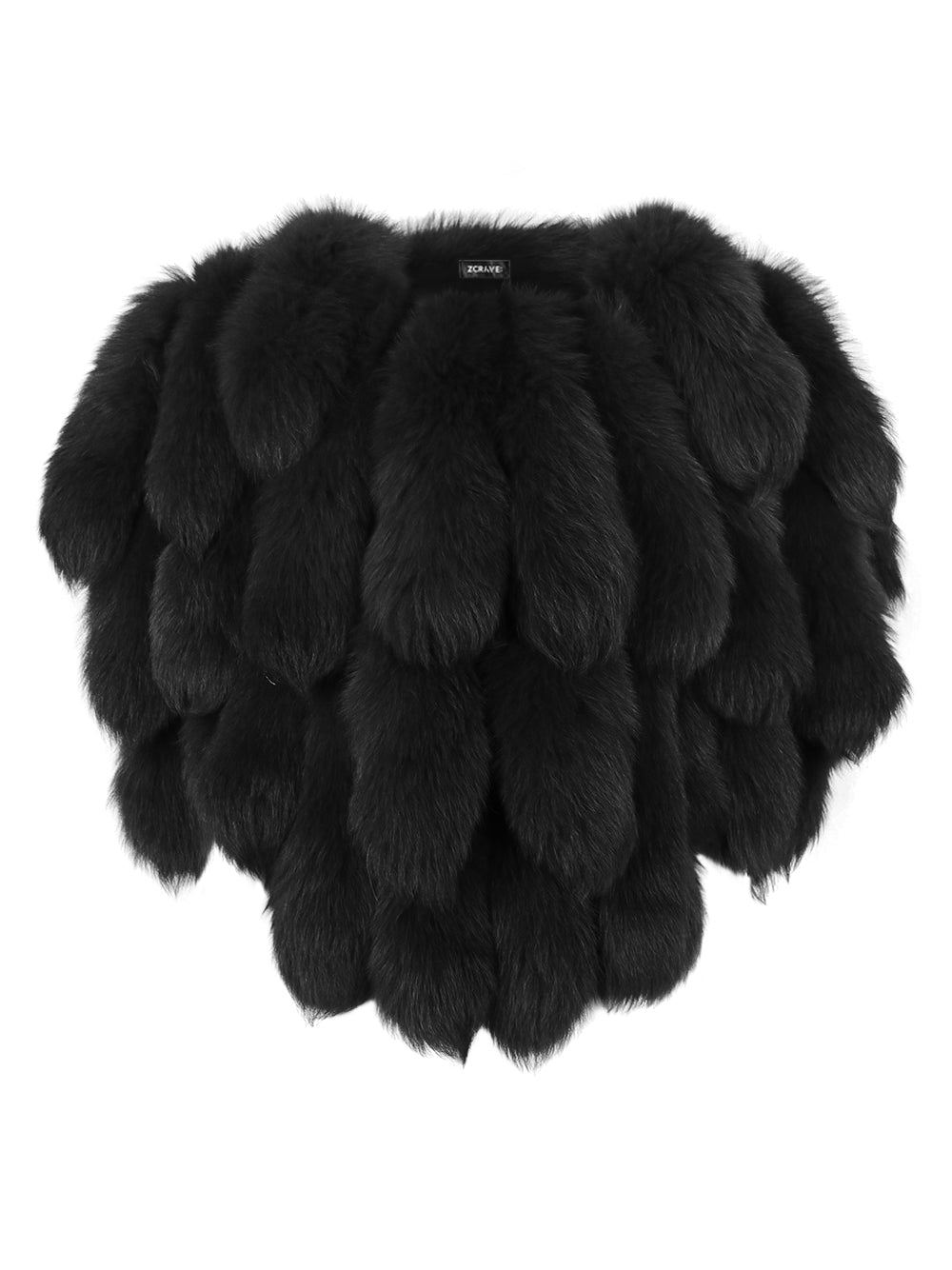 Shawl Collar Fluffy Fur Oversized Cropped Coat 14