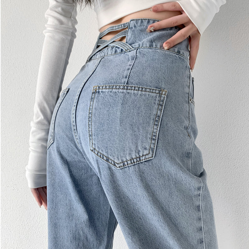 Casual Fashion Straight Leg Jeans