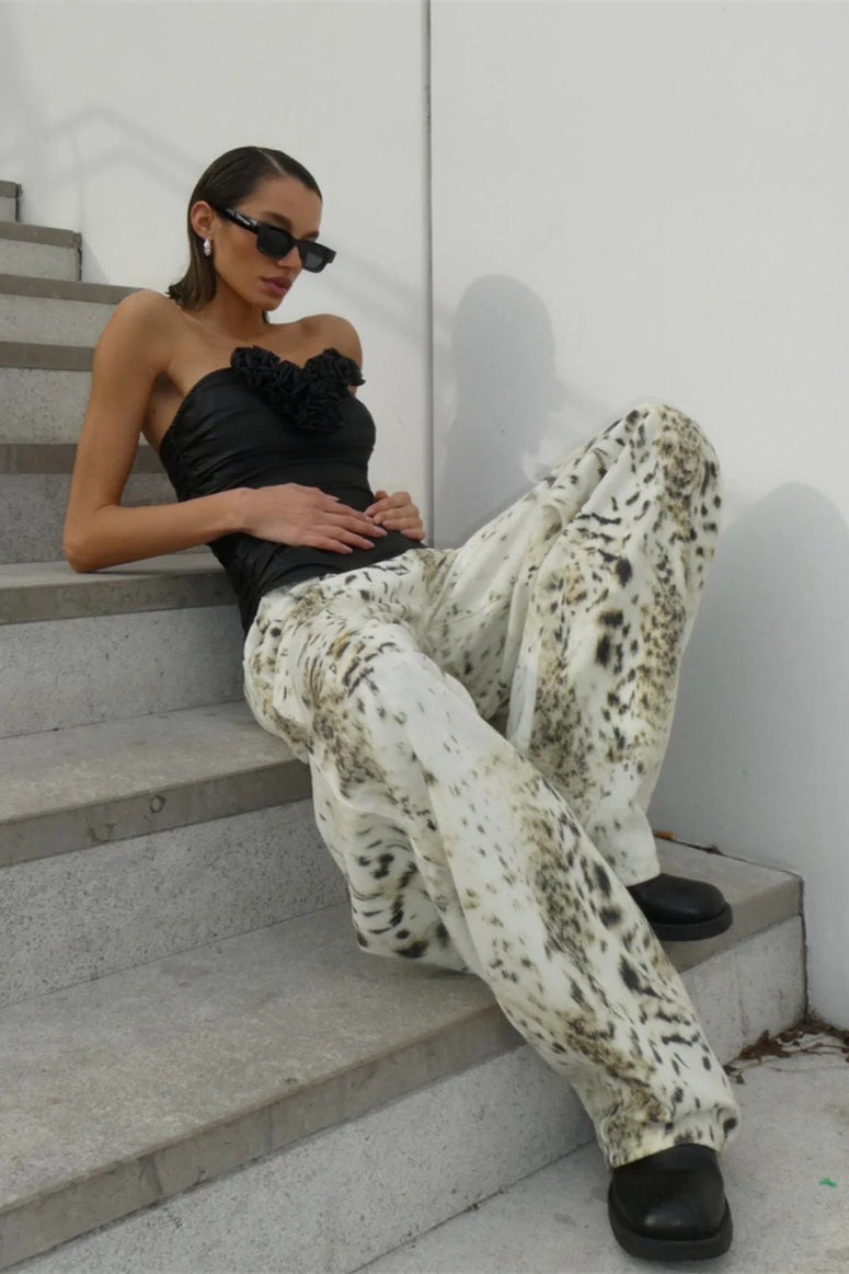 Casual Floor Length Denim Jeans
