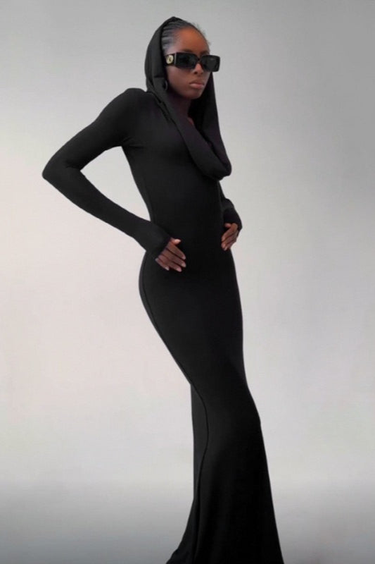 SlimFit Solid Color Party Dress