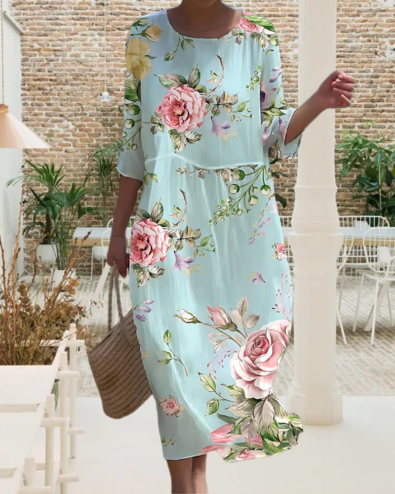 Fiorella Boutique Dress with Flowers Designer Edit