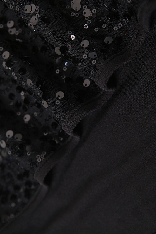 Sequin Strapless High Slit Maxi Dress 13