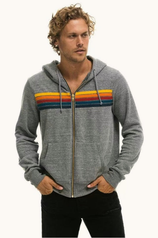 Rainbow Long Sleeve Casual Hoodie