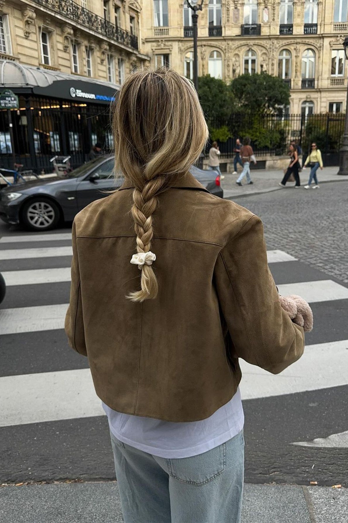 Solid Buttoned Long-Sleeve Casual Jacket