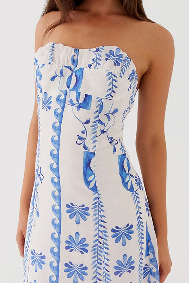 Off Shoulder Aline Maxi Floral Dress