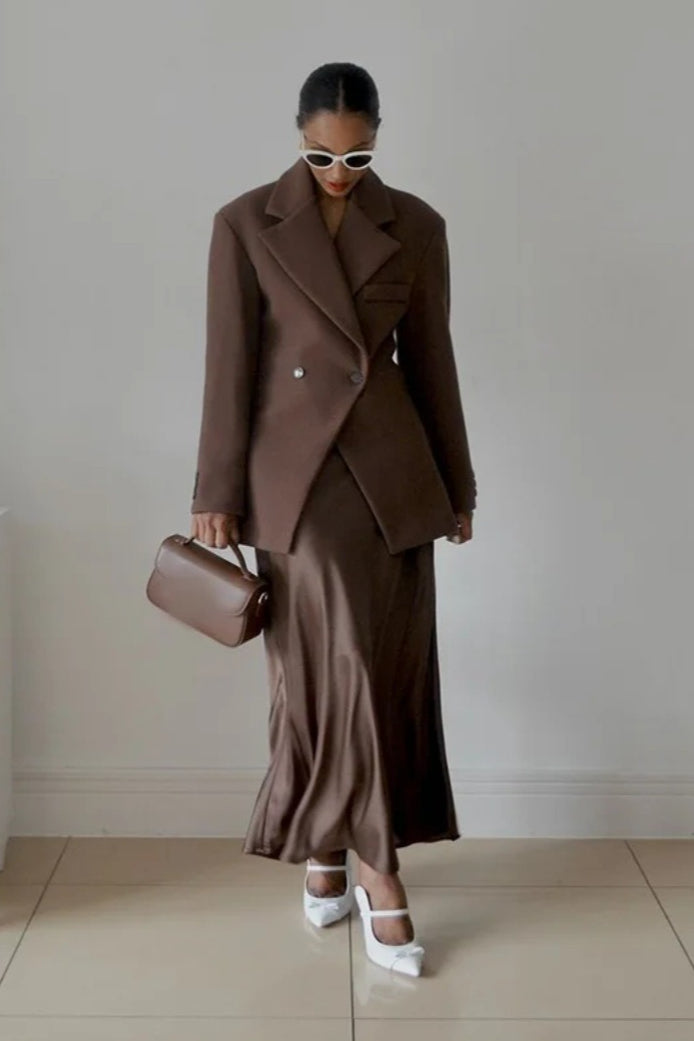 TwoButton Tailored Notch Lapel Blazer