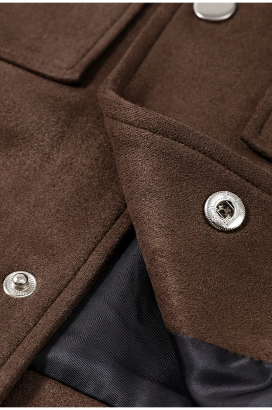 SingleBreasted Suede Jacket