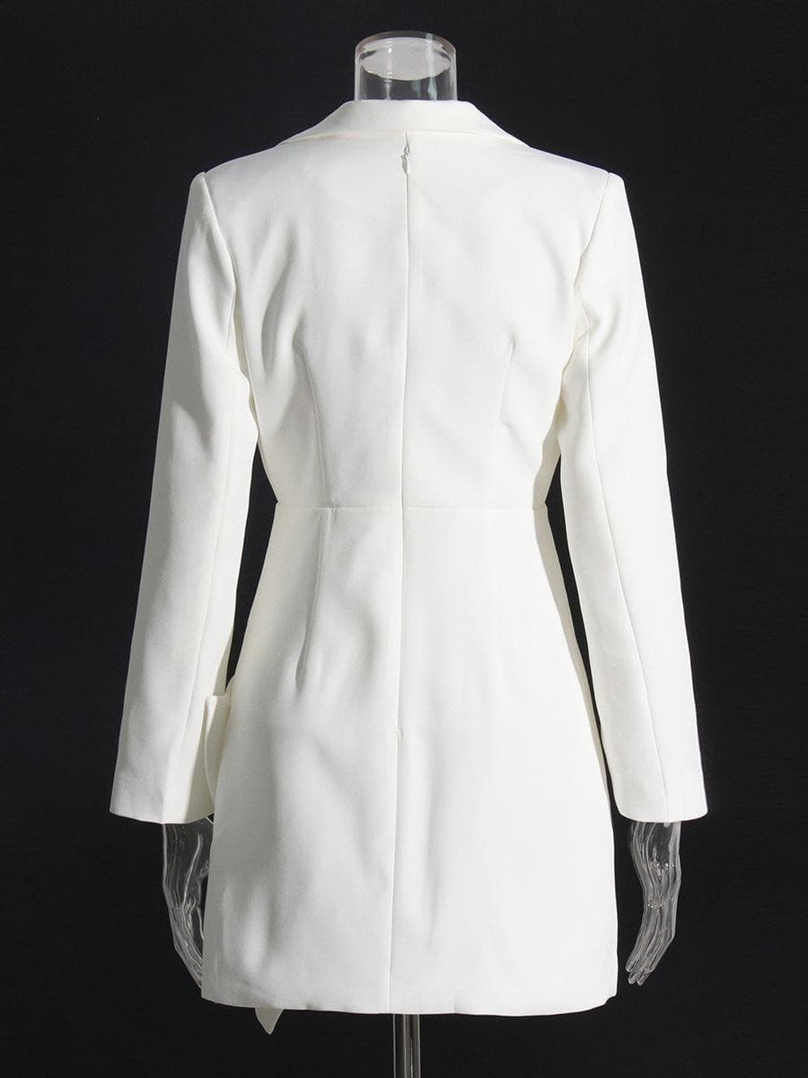 Abbie Solid Blazer Dress